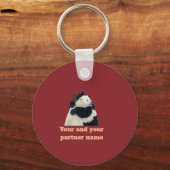 Porte-clés Câlins d'ours (Personnalisable) (Recto)