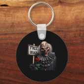 Porte-clés Câlins gratuits Clown effrayant Saint-Valentin Hal (Recto)