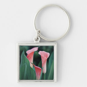 Porte-clés Calla Lilies Fleurs Roses