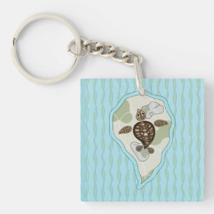 Porte-clés Callie la tortue de mer Porte - clé acrylique