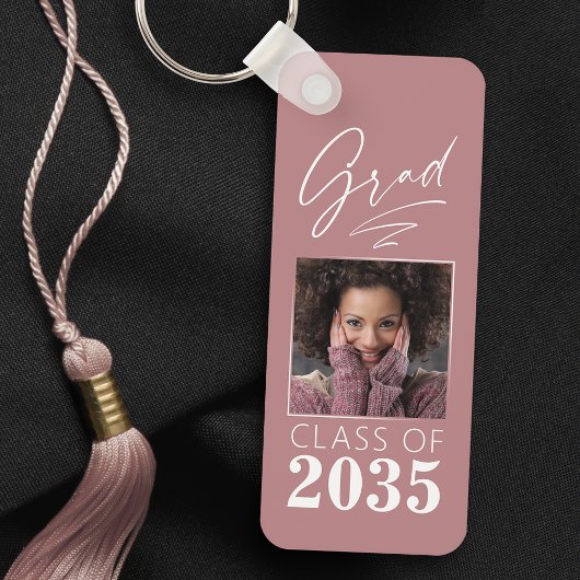 Porte-clés Calligraphie moderne Encre Script Grad Photo 2 Côt