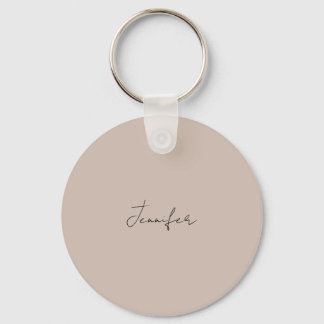 Porte-clés Calligraphy Elegant Plain Simple Name