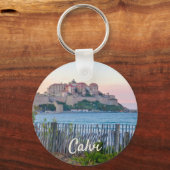 Porte-clés Calvi Sunset France Souvenir (Verso)