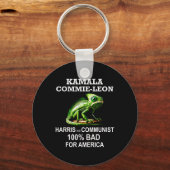 Porte-clés Camarade Kamala Commie Leon Commieleon Communiste (Recto)