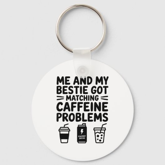 Porte-clés Camarades de café Co Design (Recto)