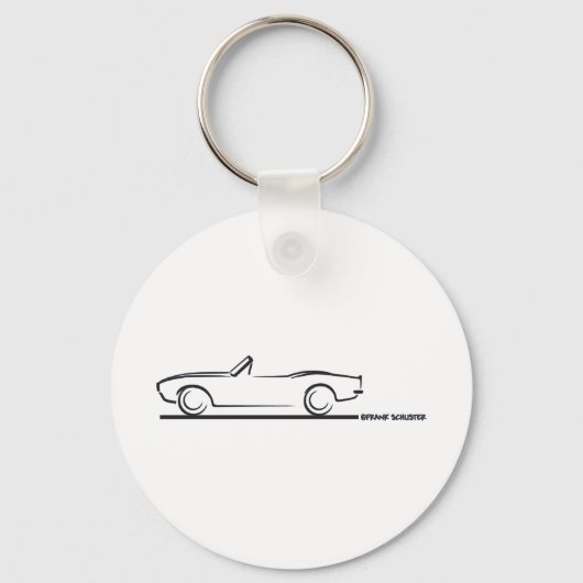 Porte-clés Camaro convertible BLK 1968 (Recto)