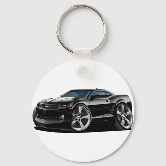 Porte-clés Camaro noir-blanc 2010-12 (Recto)