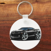 Porte-clés Camaro noir-blanc 2010-12 (Recto)