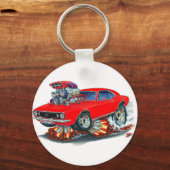 Porte-clés Camaro SS Red Car 1967 (Recto)