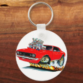 Porte-clés Camaro SS Red Car 1968 (Recto)