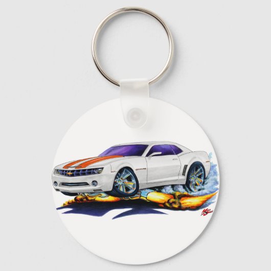 Porte-clés Camaro White-Orange 2010 (Recto)