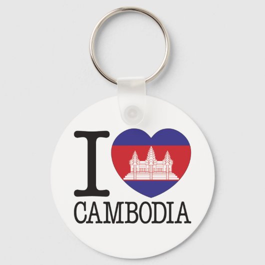 Porte-clés Cambodia Love v2 (Recto)