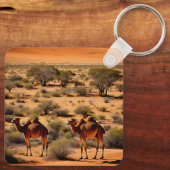 Porte-clés Camels Dans L'Extérieur Australien, Clavier (Verso)