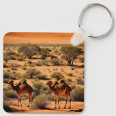 Porte-clés Camels Dans L'Extérieur Australien, Clavier (Dos)