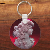 PORTE-CLÉS CAMEO ANTIQUE, DAME AUX RAISONS ET AUX GRAPEVINES (Recto)