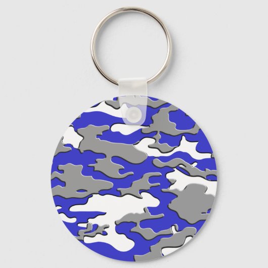 Porte-clés Caméra bleu 3d (Recto)