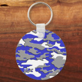Porte-clés Caméra bleu 3d (Recto)