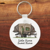 Porte-clés Caméra Opus 4 Pop Up | Travel Trailer | Camper Van (Recto)