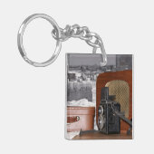 Porte-clés Caméra vidéo analogique rétro (Devant gauche)