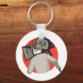 Porte-clés caméra vidéo de l'équipe de tournage (Recto)