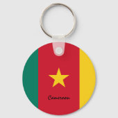 Porte-clés Cameroun Drapeau & patriotes du Cameroun / sports (Recto)