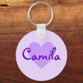 Porte-clés Camila en violet (Recto)