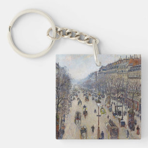 Porte-clés Camille Pissarro - Boulevard Montmartre, matin