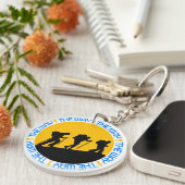 Porte-clés Camino de Santiago (Devant droit)