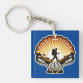 Porte-clés Camino de Santiago Le chemin de saint Jacques 0033 (Devant)