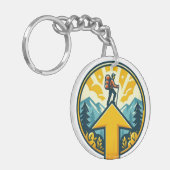 Porte-clés Camino de Santiago Le chemin de saint Jacques 0062 (Devant gauche)