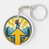 Porte-clés Camino de Santiago Le chemin de saint Jacques 0062 (Dos)