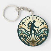 Porte-clés Camino de Santiago Le chemin de saint Jacques 0180 (Devant)