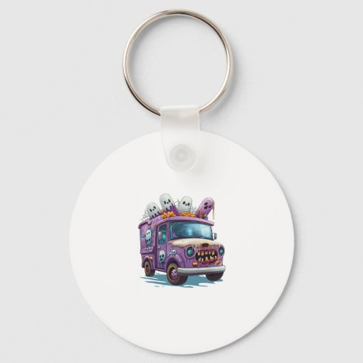 Porte-clés Camion à glace hanté (Recto)