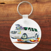 Porte-clés Camion blanc Cadillac Escalade (Recto)