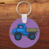 Porte-clés Camion bleu (Recto)