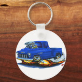 Porte-clés Camion Bleu à cueillette à glissière 1955 (Recto)