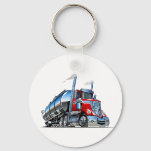 Porte-clés Camion-citerne de carburant de dessin animé