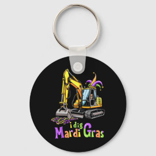 Porte-clés Camion de construction Mardi Gras Véhicule mignon