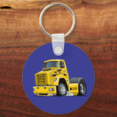 Porte-clés camion de course de dessin animé (Recto)