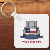 Porte-clés Camion de Texas Road Trip State (Recto)