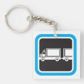 Porte-clés Camion Et Remorque (Devant)