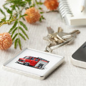 Porte-clés Camion-feu de dessin (Côté)