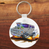 Porte-clés Camion Hummer H2 gris (Recto)