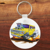 Porte-clés Camion jaune Hummer H2 (Recto)