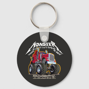 Porte-clés Camion monstre de dessin animé