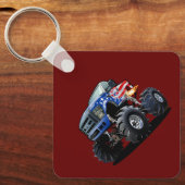 Porte-clés Camion monstre de dessin animé (Recto)