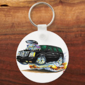 Porte-clés Camion noir Cadillac Escalade (Recto)