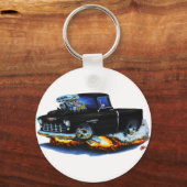 Porte-clés Camion noir de ramassage Chevy 1955 (Recto)