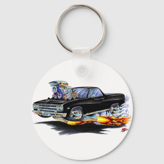 Porte-clés Camion noir El Camino 1964-65 (Recto)