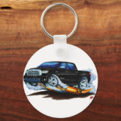 Porte-clés Camion noir Toyota Tundra Crewmax (Recto)